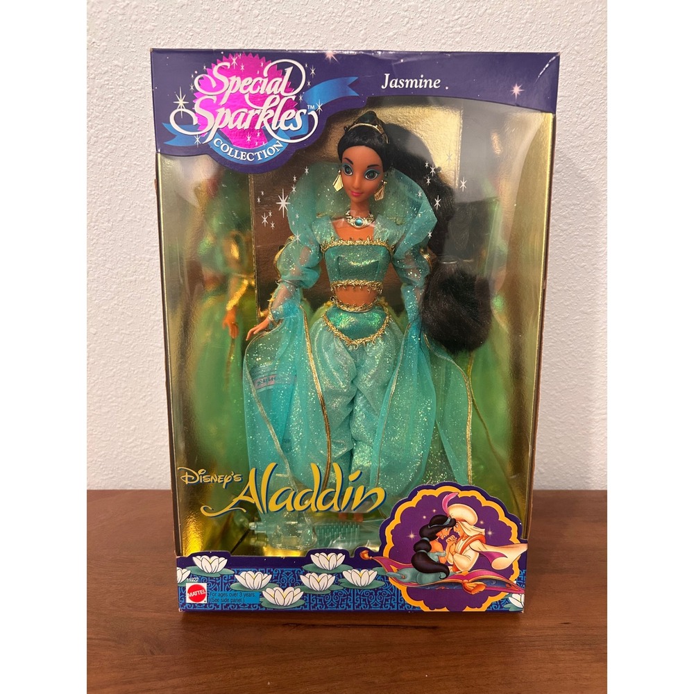 Mattel Disney Aladdin Special Sparkles Jasmine Doll Vintage 1994 NIB 11922